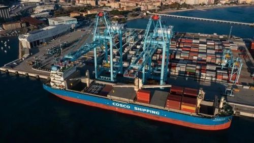 中远海运助力“中国造”商品车出口专班首航地中海 陆海联运新篇章